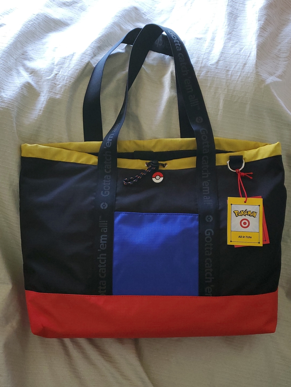 Pokémon x Target Collab Colorblock All In Tote Bag Laptop Bag
